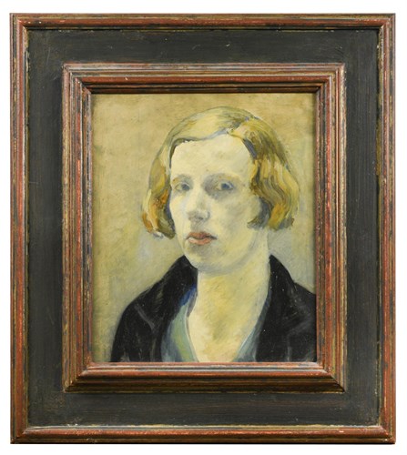 Lot 97 - (Modern British School) 'Portrait of a lady',...