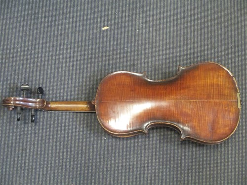 Lot 292 - A German violin with Stradivarius label (full...
