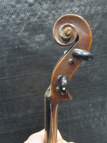 Lot 292 - A German violin with Stradivarius label (full...