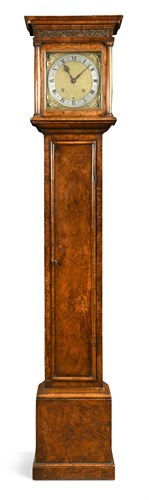 Lot 427 - John Wise, a late 17th century walnut longcase clock