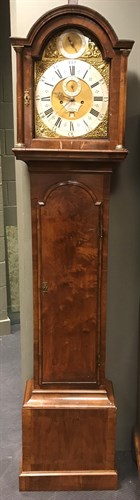 Lot 434 - A George III walnut longcase clock circa 1760