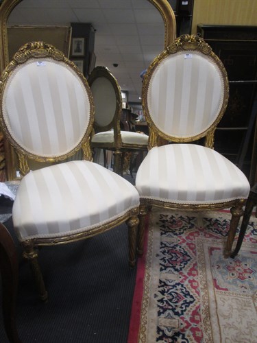 Lot 392 - A pair of 19th century Scandinavian gilt wood...