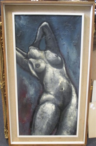 Lot 298 - Alberto Volpi (Italian, 20th Century), Nude,...