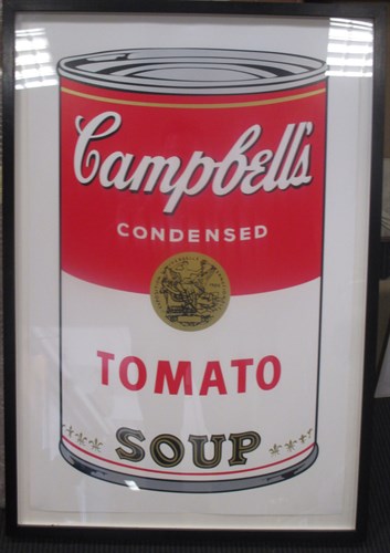 Lot 308 - Andy Warhol, 'Campbell's Soup' reproduction...