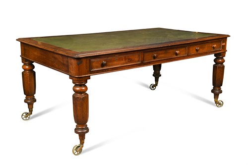 Lot 489 - A William IV mahogany library table