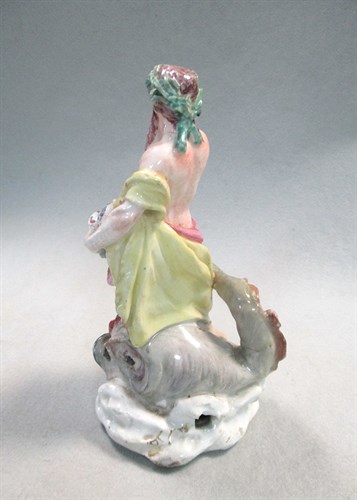 Lot 14 - A Bow figure of Neptune, circa 1755