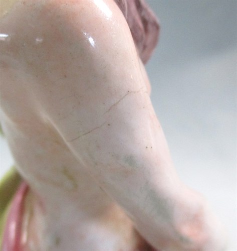 Lot 14 - A Bow figure of Neptune, circa 1755