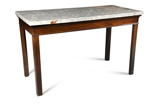 Lot 542 - An 18th century mahogany console table