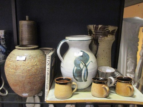 Lot 65 - An Alan Caijer Smith water jug and various...