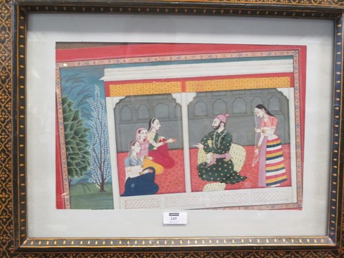 Lot 245 - Indian school (20th Century), A Maharajah with...