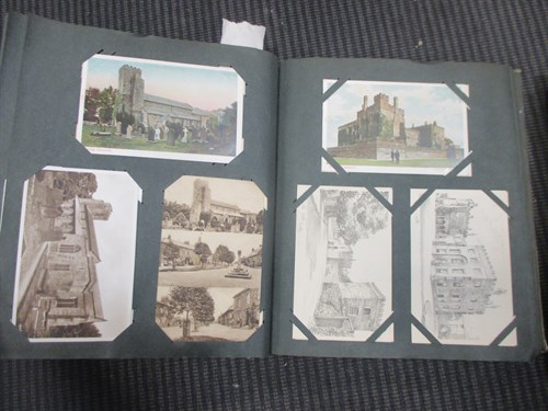 Lot 152 - Two albums of assorted early 20th century...