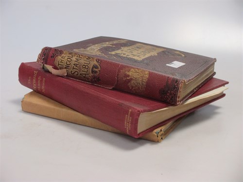 Lot 117 - Three small albums of stamps with world...