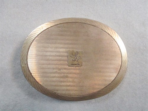 Lot 319 - A Swiss metalwares tobacco box