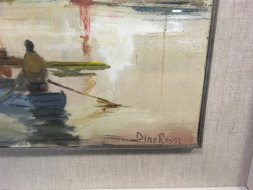 Lot 47 - Dino Rossi (Italian 1904-1982), Harbour scenes,...