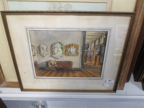 Lot 303 - Ernest Adams, three watercolours - Still Life,...