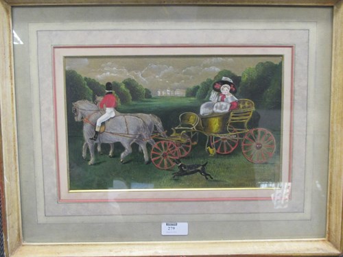 Lot 279 - English Provincial School, 19th Century, A...