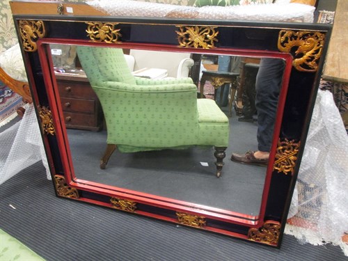 Lot 418 - A pair of 20th Century Chinese Red Lacquer...