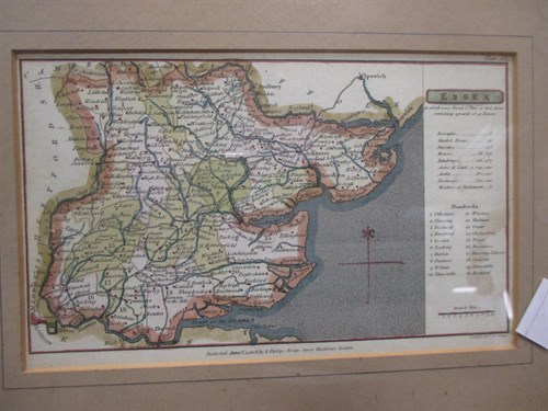 Lot 321 - Maps. A contemporary hand coloured map of...