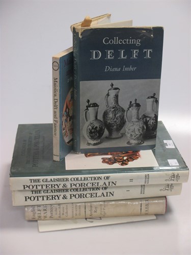 Lot 141 - A collection of reference books on Delft and...