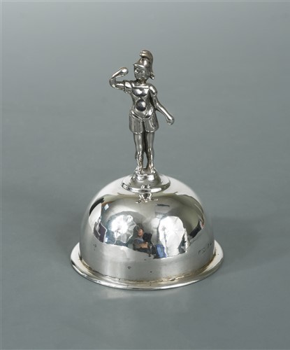Lot 682 - Chester - A Victorian silver table bell