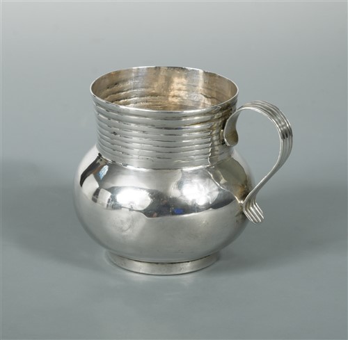 Lot 687 - Norwich - A very rare Charles II silver child's mug