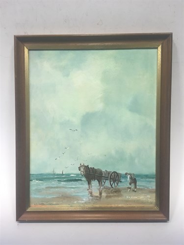 Lot 254 - W T J Burton (British, 20th Century), Sand...