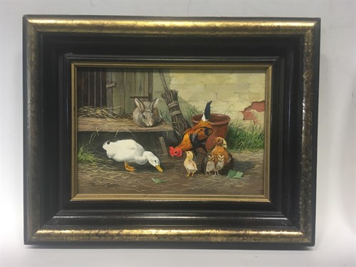 Lot 280 - Richard Britton (British, b. 1931), Dinner at...