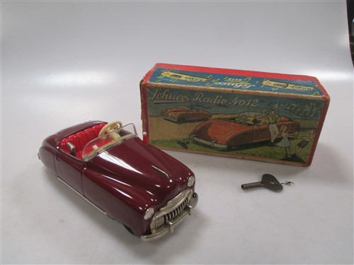 Lot 32 - A Shuco clockwork 'Radio 4012' car, boxed