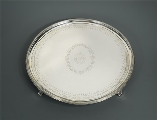 Lot 577 - A George III silver salver