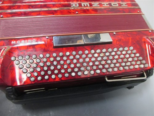 Lot 160 - A Hohner Shand Morino 46 button accordion,...