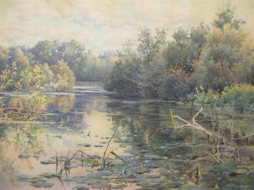 Lot 293 - Angelo Fairfax Muckley (exh. 1886-1895) 'Lake...