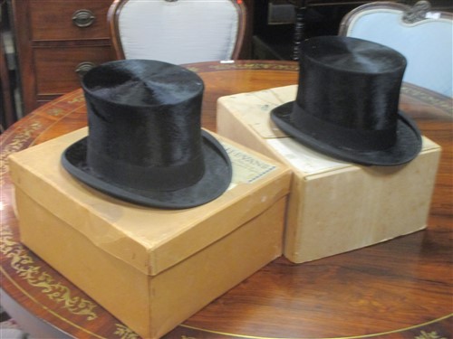Lot 166 - Two top hats