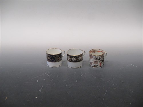 Lot 61 - A Regency Newhall coffee can and saucer from...