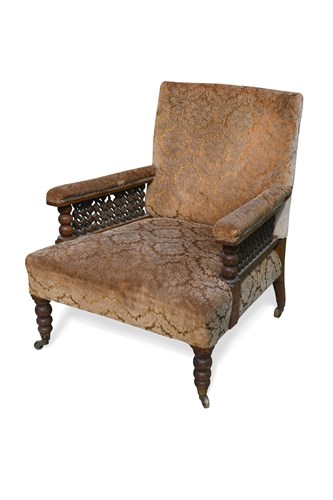Lot 223 - Attributed to Liberty & Co., a late 19th century parlour chair