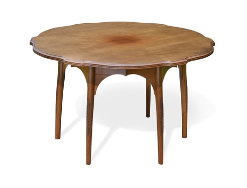Lot 239 - George Washington Jack, (British 1855-1931) for Morris & Co., an adapted  Arts & Crafts mahogany occasional table, circa 1895