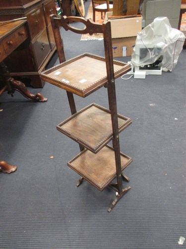 Lot 403 - An Indian marble-top table; and a folding Tea...