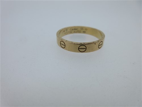 Lot 170 - Cartier - An 18ct gold 'Love' ring