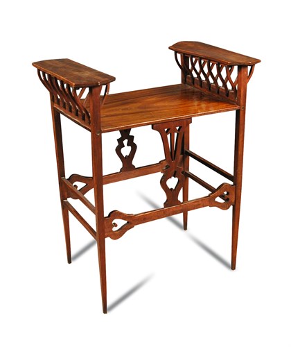 Lot 233 - An Art Nouveau fruit wood side table