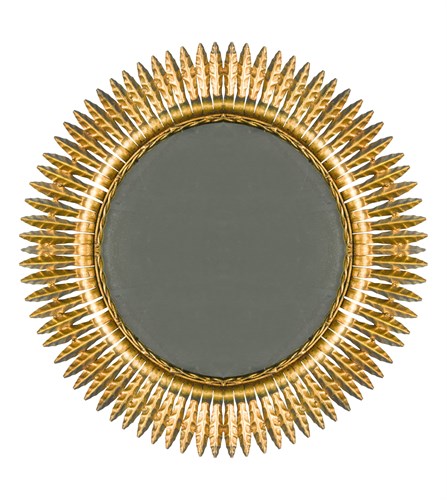 Lot 319 - A large Mid-Century gilt-metal sunburst mirror