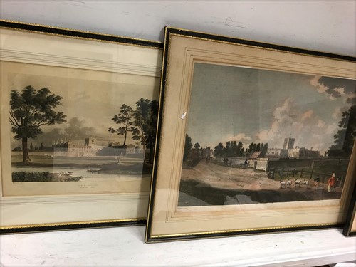 Lot 27 - Cambridge - Jesus college prints and others.