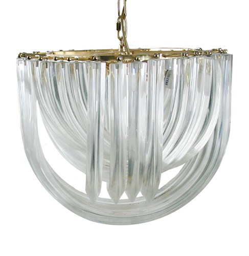 Lot 216 - A Murano glass chandelier