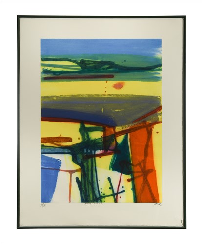 Lot 493 - Barbara Rae  CBE, RA, RSA (Scottish  1943-)