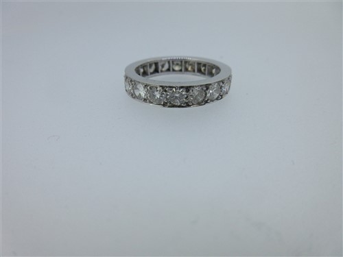 Lot 217 - A diamond full hoop eternity ring
