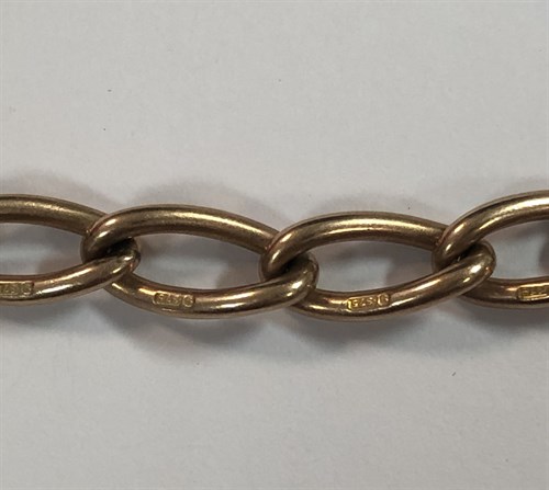 Lot 441 - An Edwardian 9ct rose gold double Albert watch chain