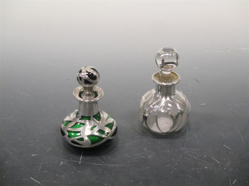 Lot 95 - Two late 19th century American glass and...