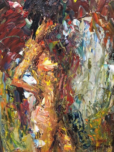 Lot 45 - Manner of John Bratby RA (1928-1992), Standing...