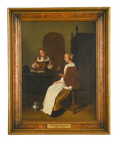 Lot 141 - Manner of Jacob Ochtervelt (Dutch, 1635-1710)