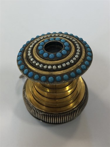 Lot 367 - A nineteenth century five draw monocular spyglass