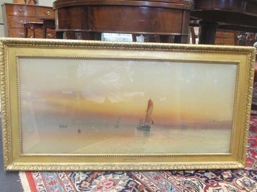Lot 302 - Garman Morris, three gilt framed watercolours,...