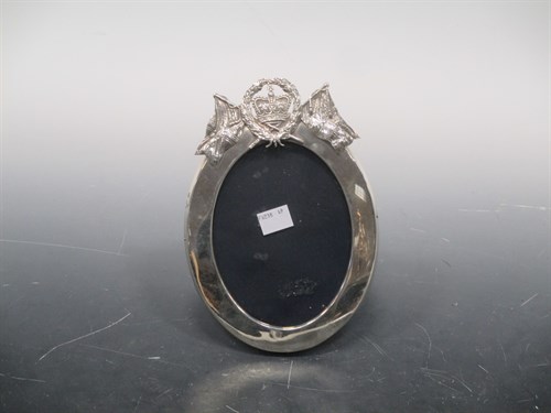 Lot 193 - A Victorian silver photograph frame by William...